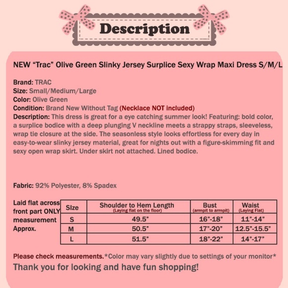 Last☝️ Olive Green Plunge Surplice Maxi Wrap Dress - Picture 8 of 8